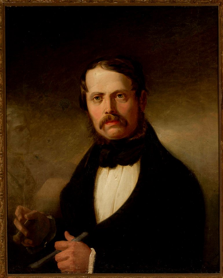 Józef Simmler - Portrait of Teofil Lenartowicz, poet and sculptor - MP 679 MNW - National Museum in Warsaw