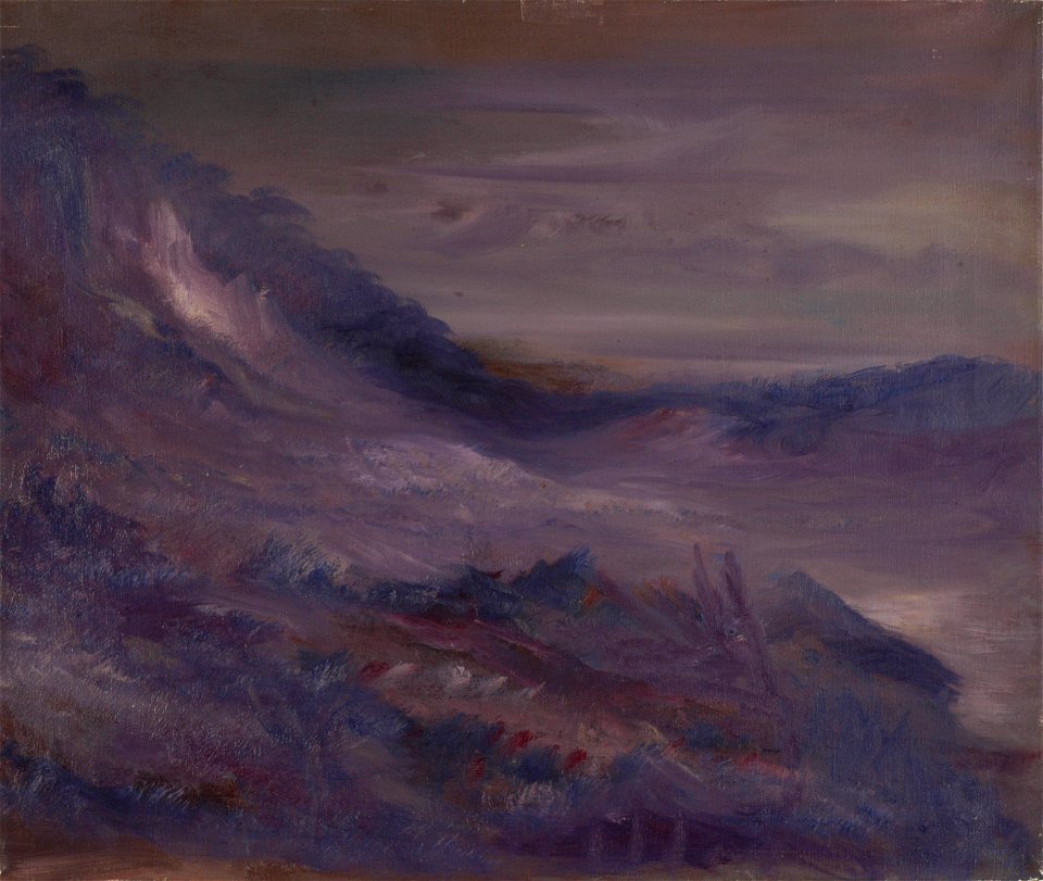 K.A. Schmidt - Woest landschap met zee - AB18253 - Cultural Heritage Agency of the Netherlands Art Collection