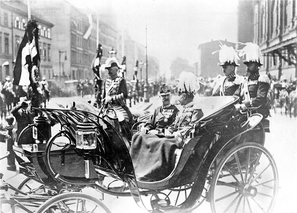 Kaiser Wilhelm II und König Ernst August II von Hannover