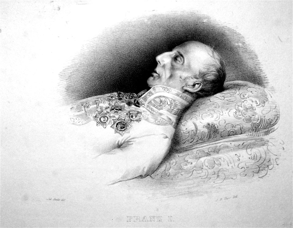 Kaiser Franz I. von Österreich Litho