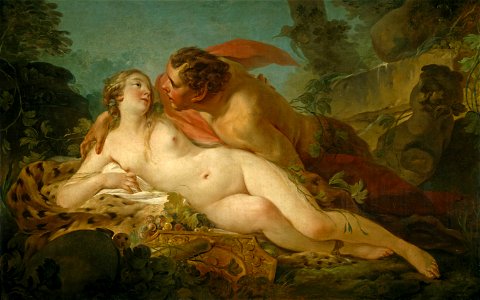 Júpiter y Antíope, por Jean-Baptiste Marie Pierre