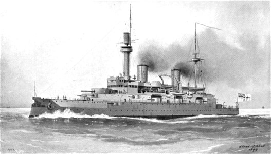 Kaiser Friedrich III - Brassey's Naval Annual 1899