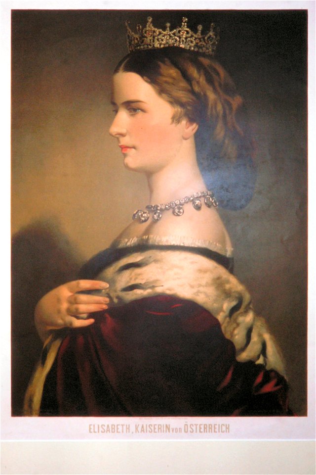 Kaiserin Elisabeth con Österreich Litho