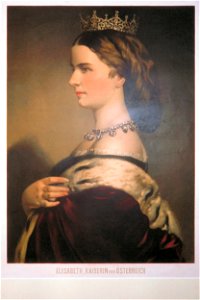 Kaiserin Elisabeth con Österreich Litho