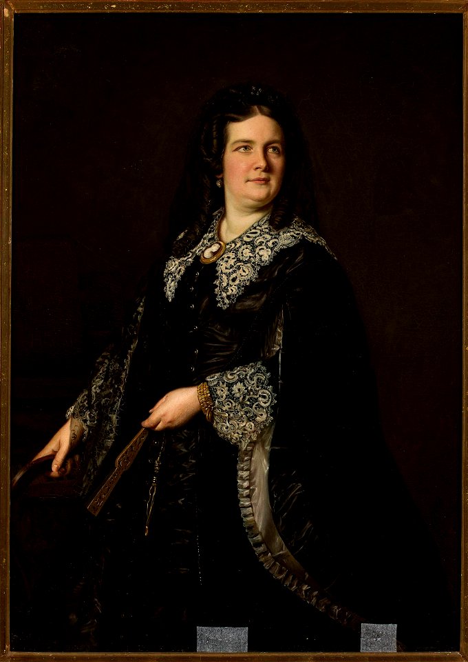 Józef Simmler - Portrait of Emilia Reszke - MP 233 MNW - National Museum in Warsaw