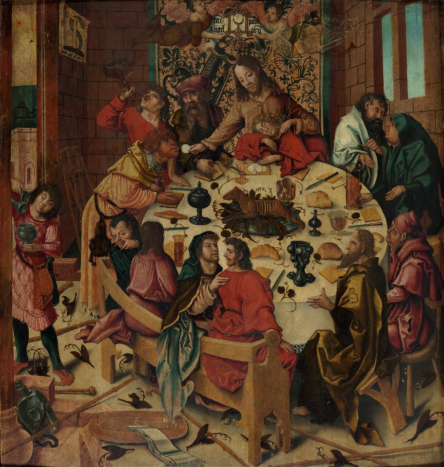 Jörg Ratgeb - Het laatste avondmaal - 2294 (OK) - Museum Boijmans Van Beuningen