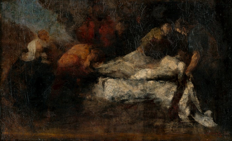 Július Štetka - The Entombment of Christ - O 2197 - Slovak National Gallery