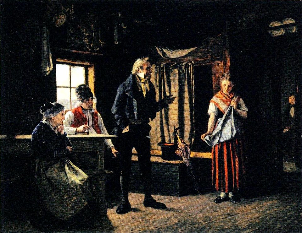 K. E. jansson, Kosinta Ahvenanmaalla