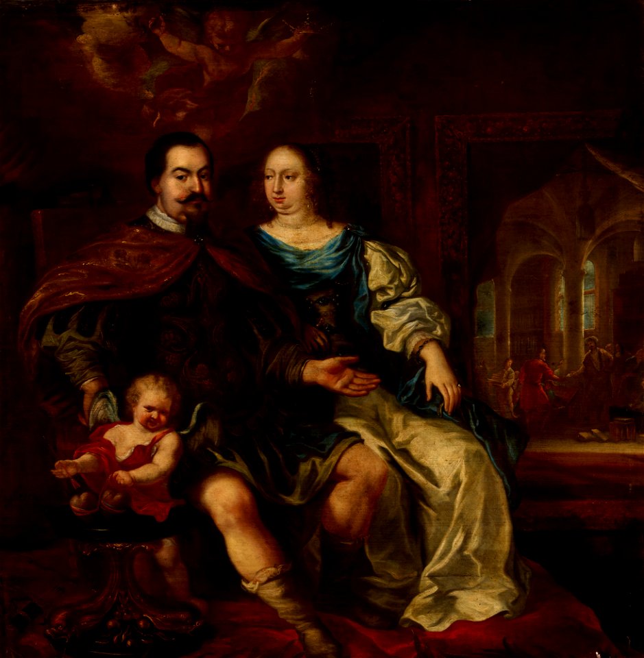 Jürgen Ovens - Portrait of a Married Couple - MNK XII-A-6 - National Museum Kraków