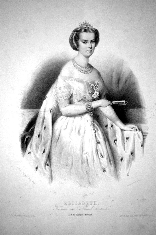 Kaiserin Elisabeth Hoffmann Litho