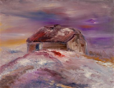 K.A. Schmidt - De grauwe hut - AB18126 - Cultural Heritage Agency of the Netherlands Art Collection