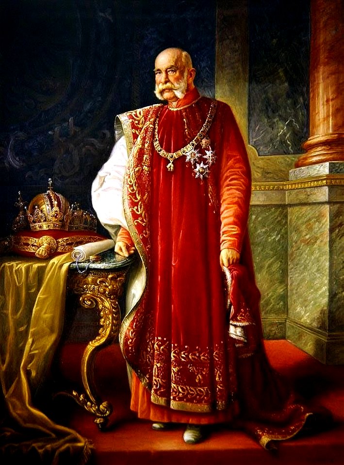 Kaiser Franz Joseph I in Herold des Ordens vom Goldenen Vlies
