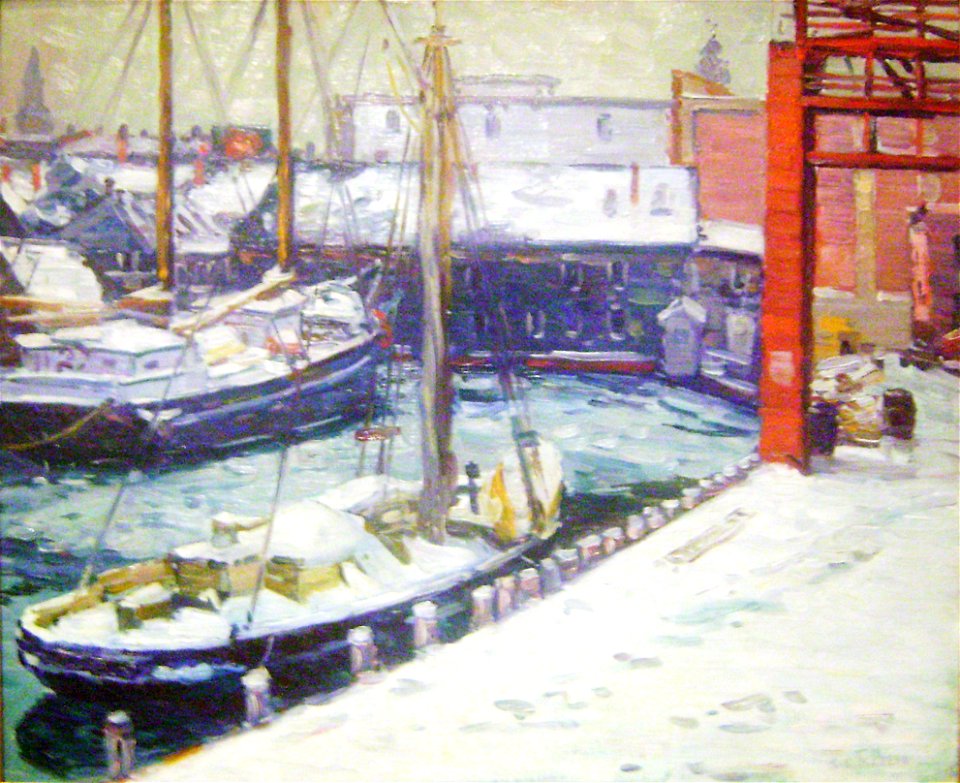 Kaelin Docks painting
