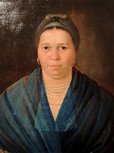 K.J.Nazarova by anonim (19 c., Tver gallery) detail