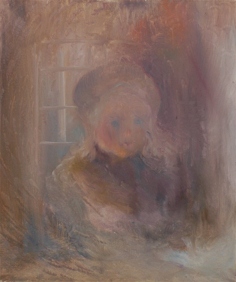 K.A. Schmidt - Meisjesportret - AB18234 - Cultural Heritage Agency of the Netherlands Art Collection