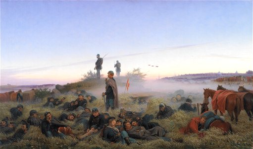 Jørgen V. Sonne - The Morning After the Battle of Isted 25 July 1850 - KMS1084 - Statens Museum for Kunst
