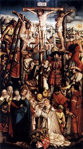 Kalvarienberg mit Stifter Jacob Murer