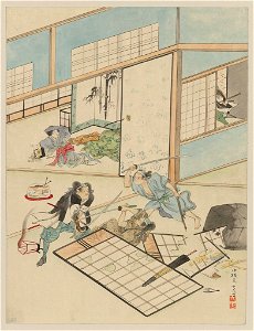 Jūichidanme - act eleven of the Chūshingura - searching the house LCCN2009615286