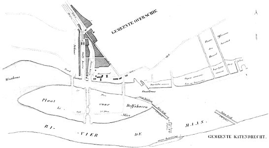Kaart der gemeente Delfshaven (cropped)