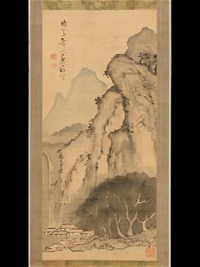 Kameda Bōsai - Landscape with Waterfall - 2015.300.191 - Metropolitan Museum of Art