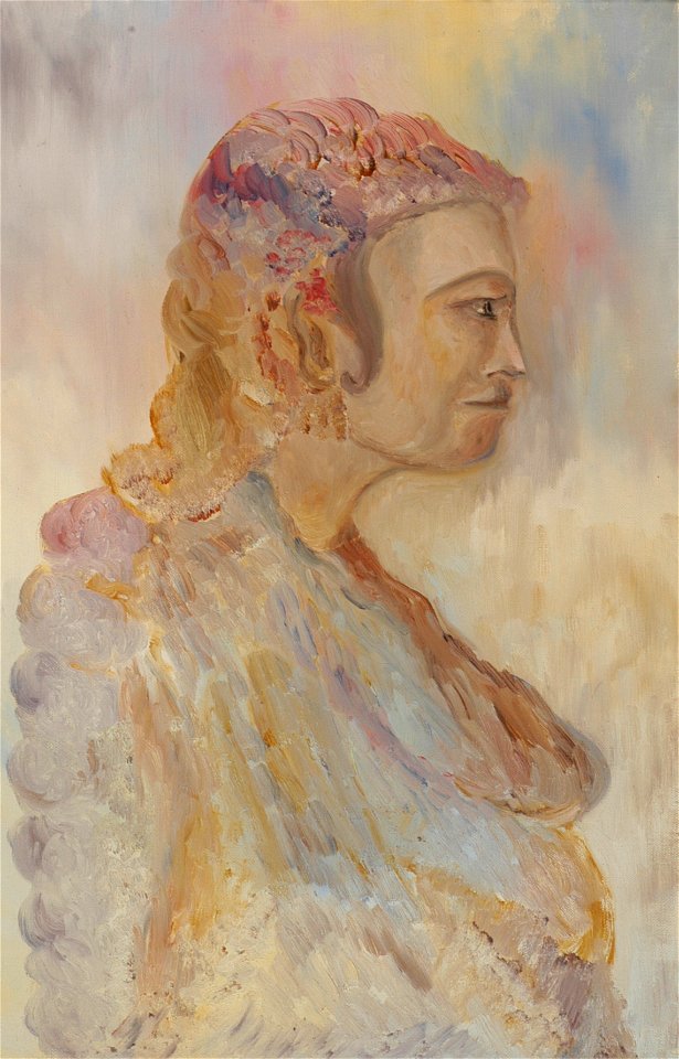 K.A. Schmidt - Saranda ^ (Indisch portret) - AB18166 - Cultural Heritage Agency of the Netherlands Art Collection