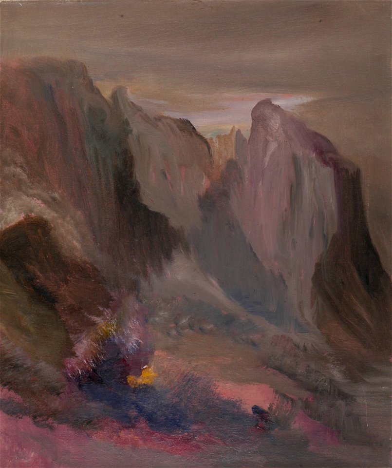 K.A. Schmidt - Landschap met rotsformatie - AB18236 - Cultural Heritage Agency of the Netherlands Art Collection