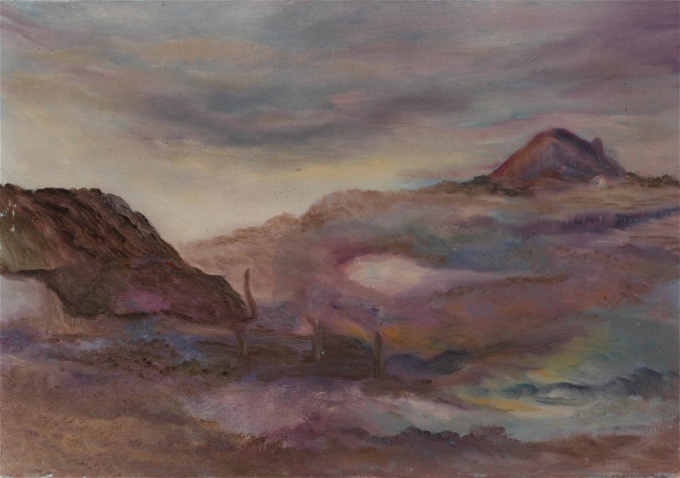 K.A. Schmidt - Landschap met schuur - AB18229 - Cultural Heritage Agency of the Netherlands Art Collection