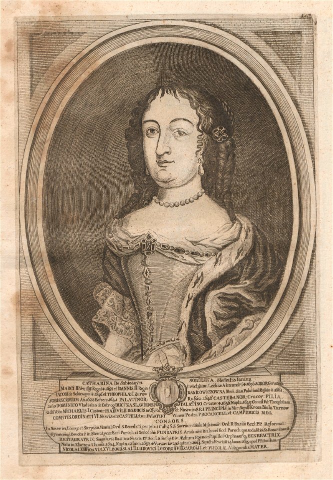 Kaciaryna Radzivił (Sabieskaja). Кацярына Радзівіл (Сабеская) (H. Lajbovič, 1758) (2)