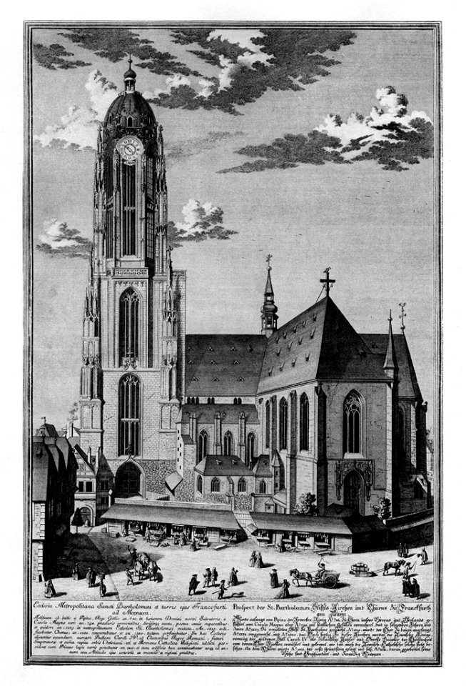 Kaiserdom Frankfurt 1738