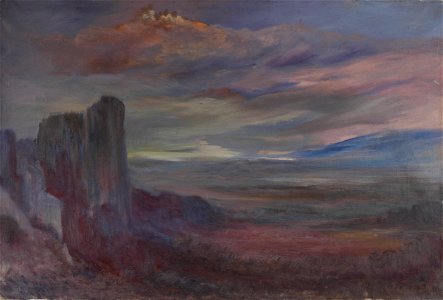 K.A. Schmidt - Landschap met rots - AB18259 - Cultural Heritage Agency of the Netherlands Art Collection