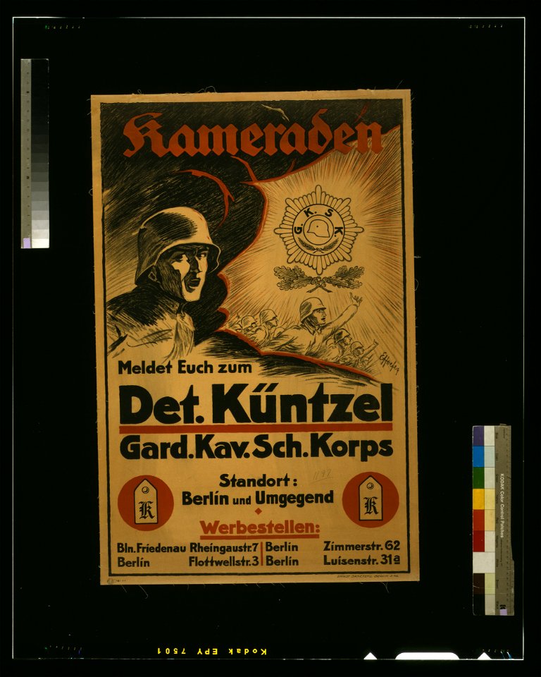 Kameraden meldet euch zum Det. Küntzel LCCN2004666188