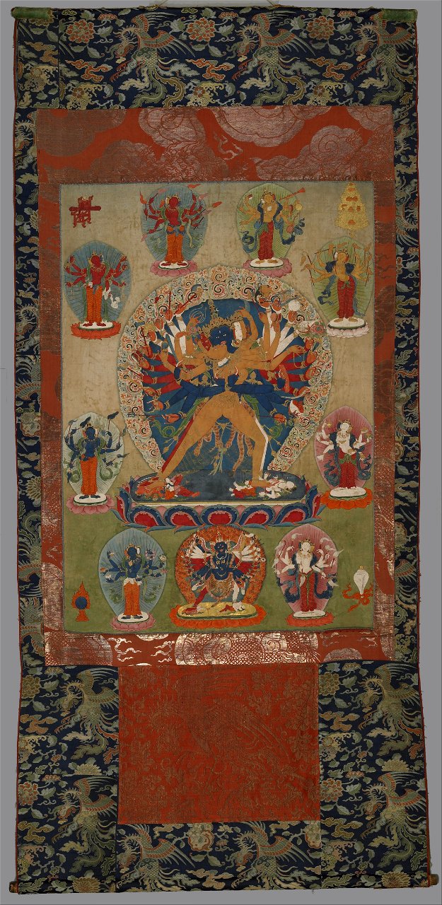 Kalachakra and his Core Assembly - Google Art Project