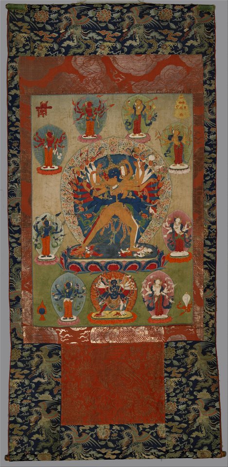 Kalachakra and his Core Assembly - Google Art Project