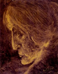 K.A. Schmidt - Portret in een kleur - AB18205 - Cultural Heritage Agency of the Netherlands Art Collection