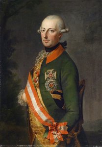 Kaiser Joseph II c1780. Free illustration for personal and commercial use.