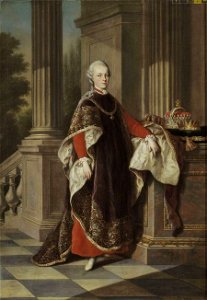 Kaiser Leopold II in ritteroden vom Goldenen Vlies