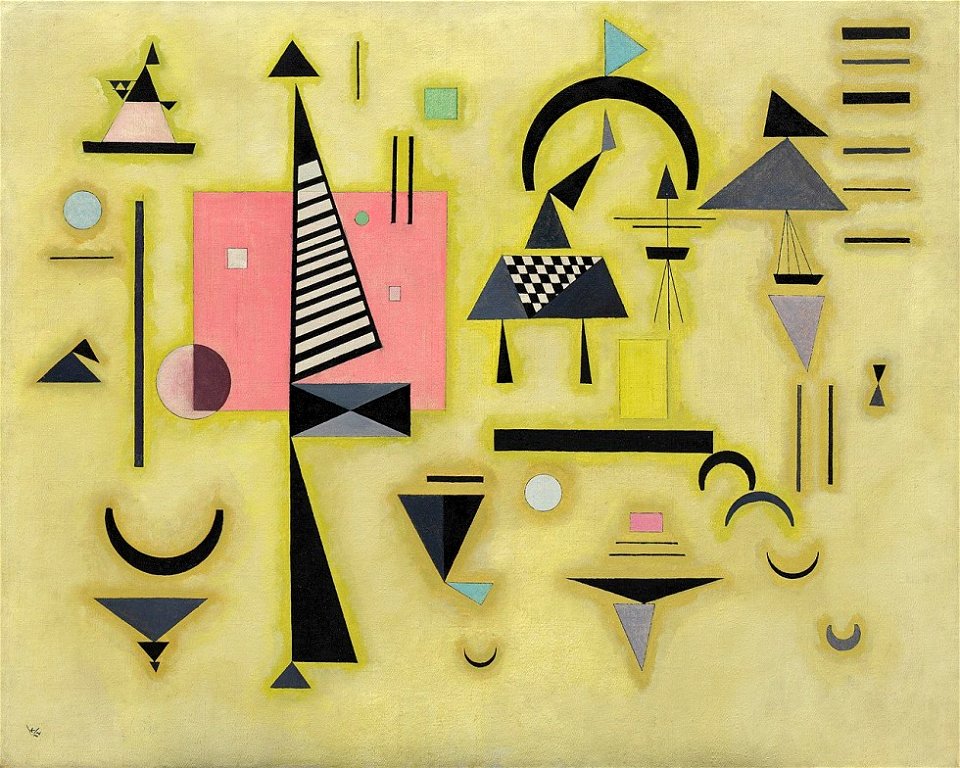 Kandinsky - Decisive Rose, 1932