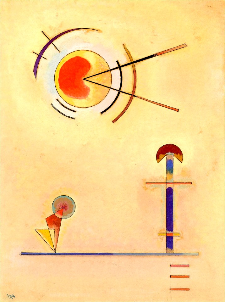 Kandinsky - Flat, 1929