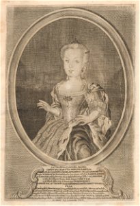Kaciaryna Karalina Radzivił. Кацярына Караліна Радзівіл (H. Lajbovič, 1758)