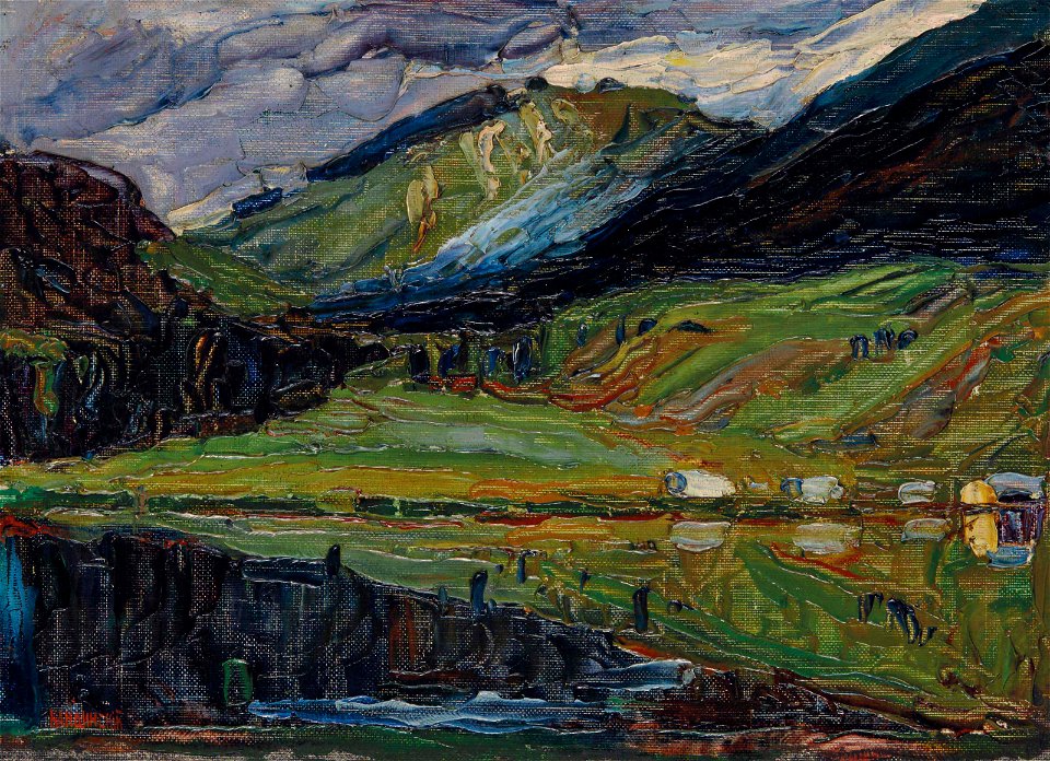Kandinsky - Improvisation mit Spitzingsee, 1901, R10