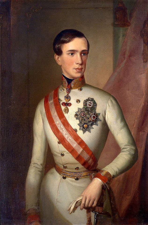 Kaiser Franz Joseph I in Feldmarschallsuniform c1849
