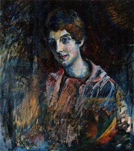 Wassily Kandinsky - Porträt Nina Kandinsky (1917). Free illustration for personal and commercial use.