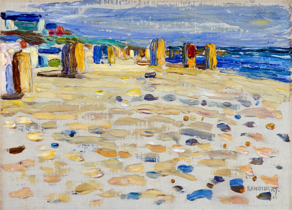 Kandinsky - Holland – Strandkörbe, Mai-Juni 1904