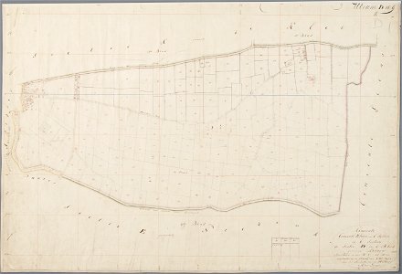 Kadasterkaart Ulrum D 1 (Azinga) - A. van Dongen, 1832 (minuutplan) - Asinga