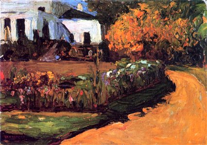 Kandinsky - Vasilevskoë - Autumn, 1903. Free illustration for personal and commercial use.