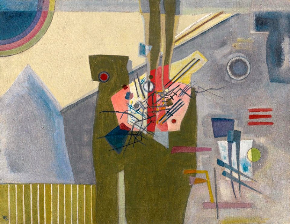 Kandinsky - Pink in Gray, 1926