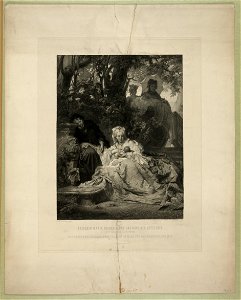 Kaiserin Maria Theresia und das kind der bettlerin im Schlossgarten zu schönbrunn LCCN2003674341