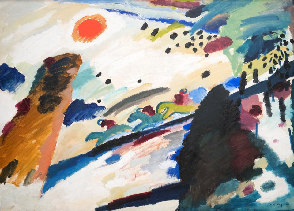 Kandinsky - Romantic Landscape PA291120