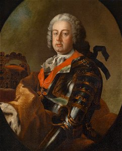 Kaiser Franz I Stephan Porträt im Harnisch