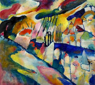 Kandinsky - Landscape with Rain, January 1913